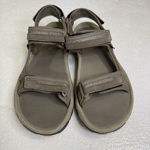 TEVA MEN HUDSON BUNGEE CORD SPORTS STAPPY LEATHER SANDALS US 13 / EU 47 / UK 12 - Picture 2 of 6